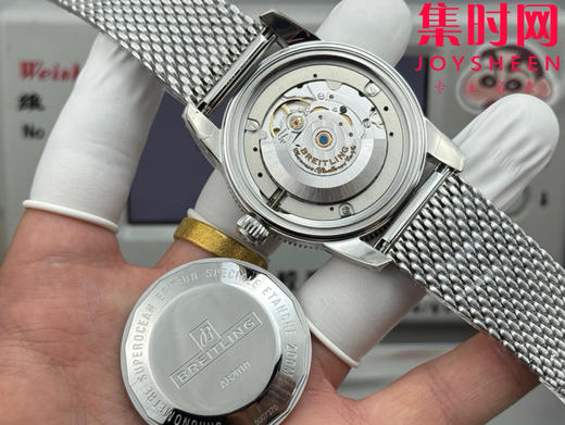 【上天入地，征战深海】GF百年灵家族的“水鬼”－超级海洋文化二代系列 米兰钢带 男士腕表 表径42mm 商品图7