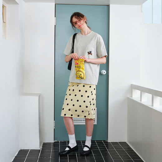 714street腊肠犬创意刺绣短袖 商品图2