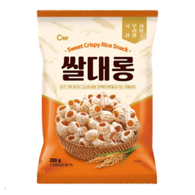 青佑 大米味膨化圈200g 청우 쌀대롱200g