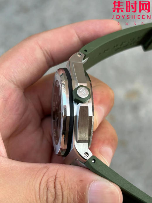 爱彼APS皇家橡树15710系列 APS15710透底 绿色盘 牛油果绿 3120一体机 男士腕表 表径42mm 商品图4