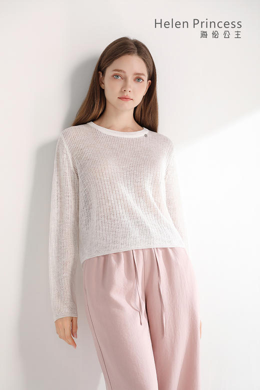 透感针织防晒罩衫 商品图0