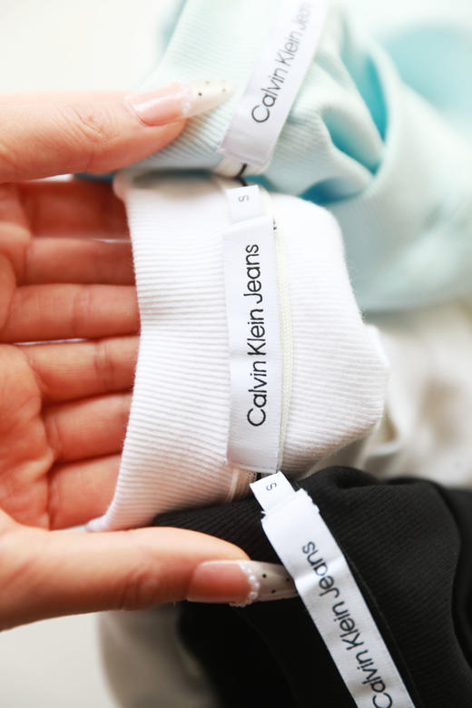 性感露脐tee，小标字母刺绣。杂志写真港风短款圆领t恤女E040666 商品图1