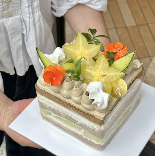 LITTLE WITCH焙茶茉莉蜜瓜生日蛋糕 商品图0