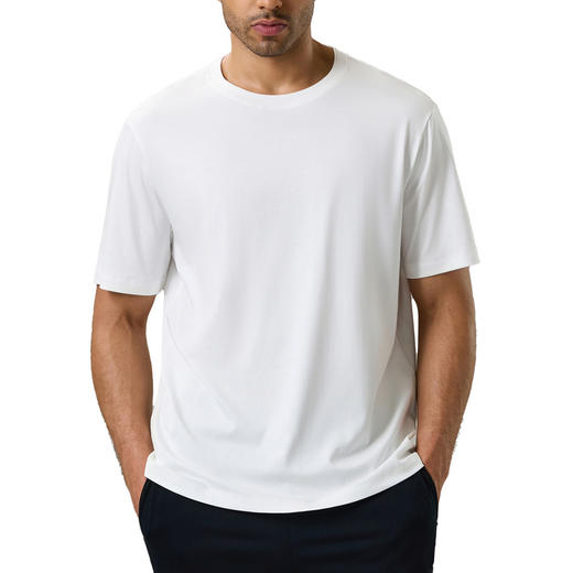 MM 山姆 SCHIESSER男针织休闲服（上衣）白色+白色 商品图1