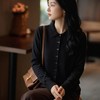 轻奢质感~时尚简约翻领针织衫百搭减龄毛衣外套SYM260606 商品缩略图1