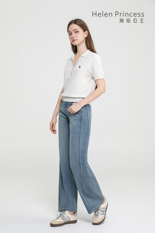 温柔感针织 Polo 衫 商品图2