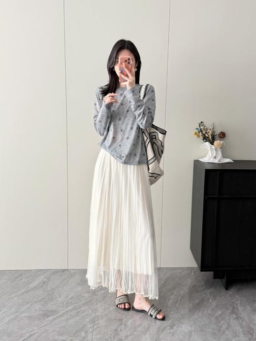 满印蝴蝶结长袖 T 商品图11