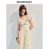 【杨超越同款】MAXRIENY优雅度假风连衣裙25夏款法式田园系带长裙(货号:MC86DR058) 商品缩略图1