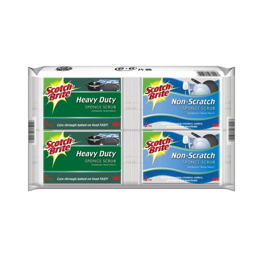 MM 山姆 思高 韩国进口 天然木浆棉百洁布12片装（超洁净6片 防刮擦6片） 商品图0