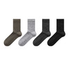 MM 山姆 Member's Mark 轻薄可机洗美利奴羊毛男袜 4双装 商品缩略图0