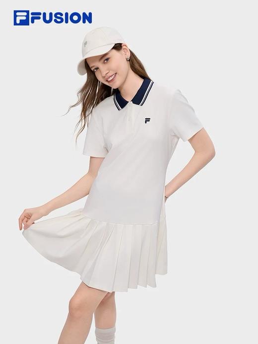 点此购买 斐乐夏季女士经典polo领短袖百褶连衣裙 qk 344303 商品图7