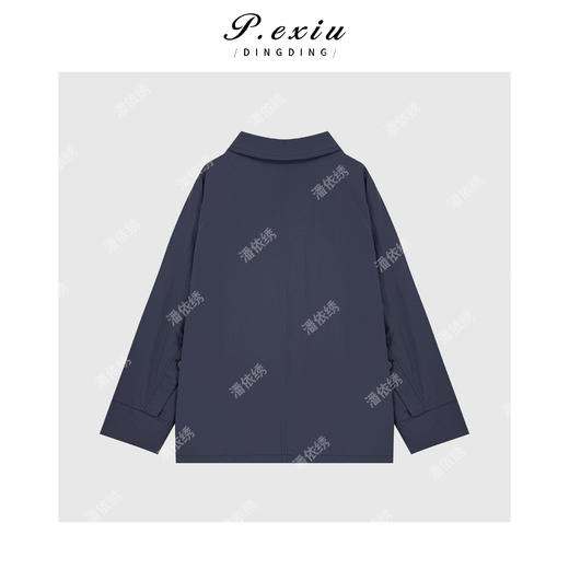 04-2潘依绣丁丁宠粉 进口白鸭绒小众设计极简工装风立领羽绒服Q33619 商品图1