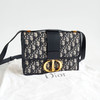 【95新】Dior迪奥30 Montaigne手袋中号老花蒙田皮肩带单肩斜挎包女士250326AK52 商品缩略图1