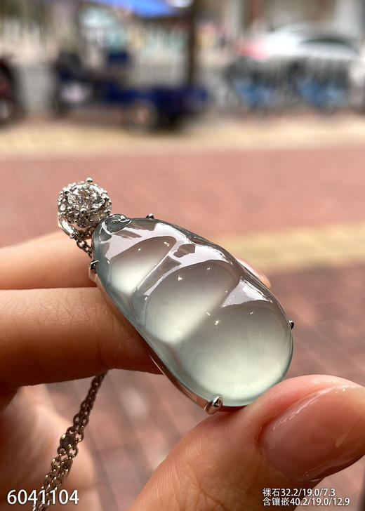 玻璃种福豆吊坠  75999【6041104】 商品图5