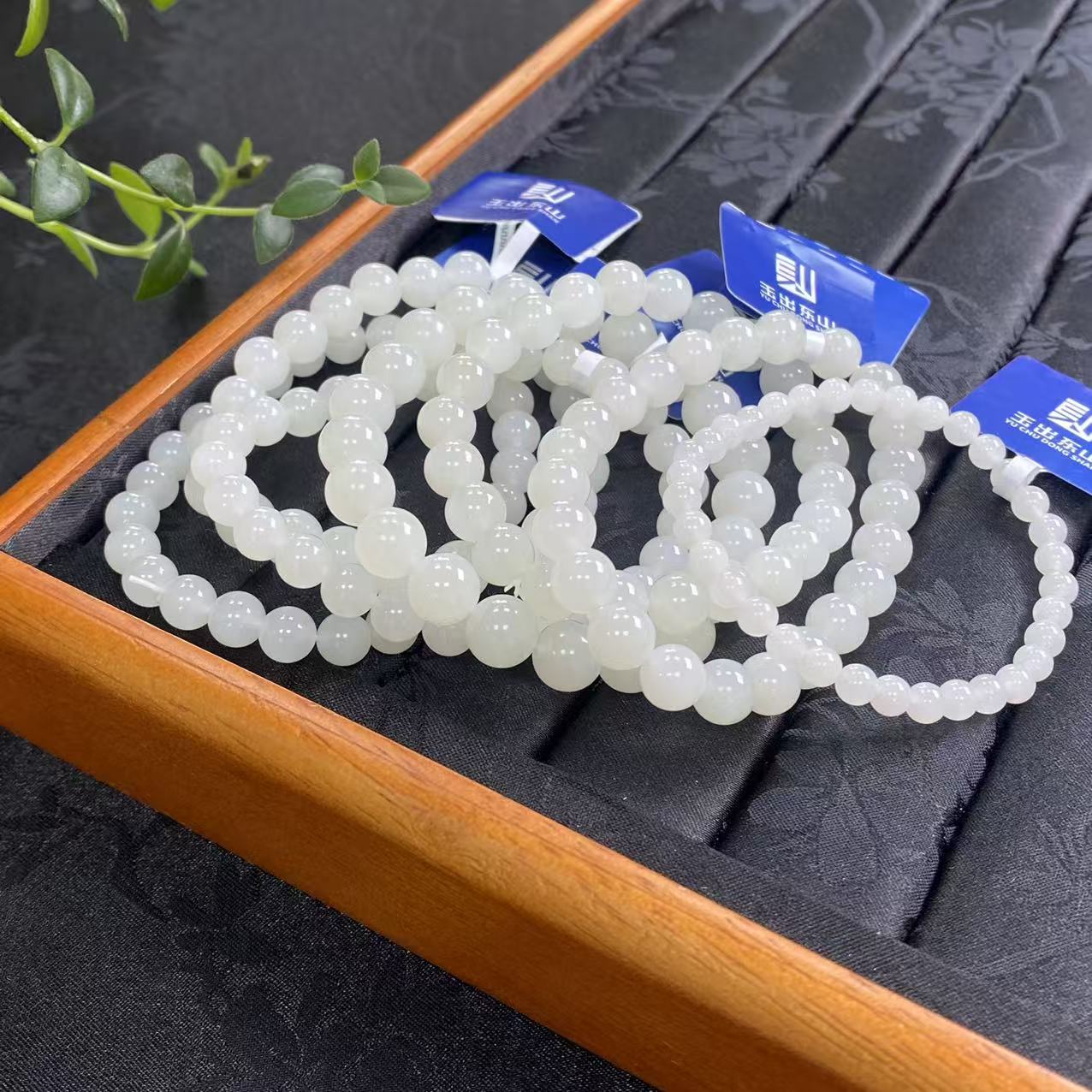 【ZOXE专属】于田料羊脂白玉珠串合集，3-5天发货，48小时鉴赏期