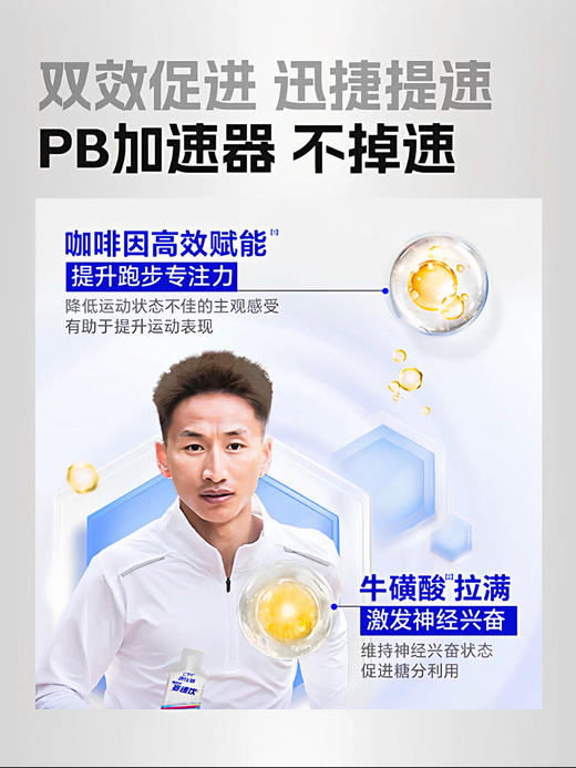 康比特袋装赛薄荷味饮料马拉松跑步体考牛磺酸耐力能量40ML/袋 商品图2