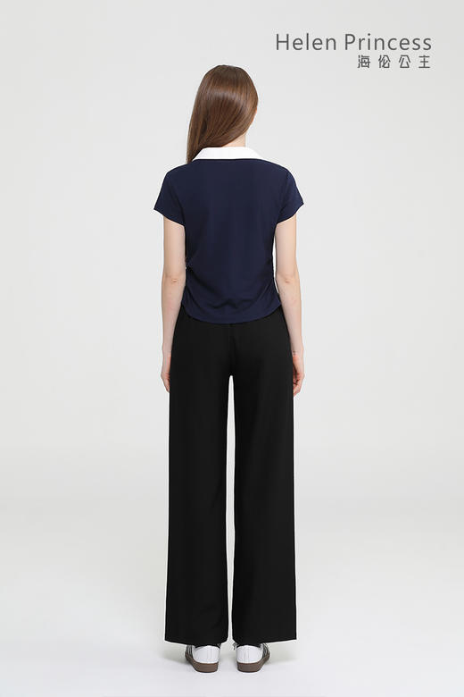 撞色V领 Polo 衫 商品图4