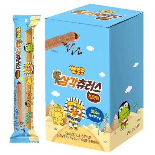 啵乐乐 巧克力味三角脆260g 뽀로로 삼각츄러스 초코맛260g 商品图0