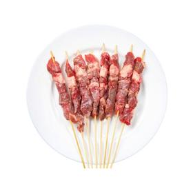 【烧烤必备】现穿牛肉串（5串）