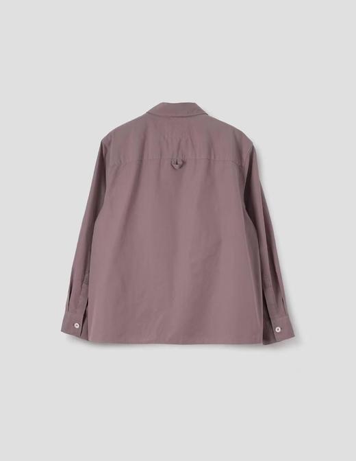MHL 26SS 矿紫色水洗棉府绸长袖衬衫 商品图5