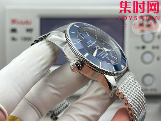 【上天入地，征战深海】GF百年灵家族的“水鬼”－超级海洋文化二代系列 米兰钢带 男士腕表 表径42mm 商品图6