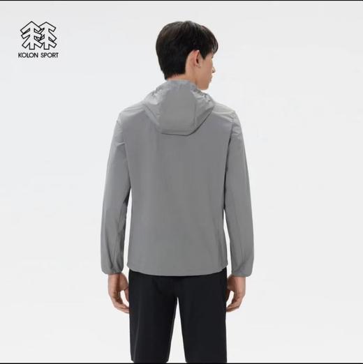 点此购买 可隆春夏季男士户外通勤连帽皮肤衣外套 bk 344396 商品图10