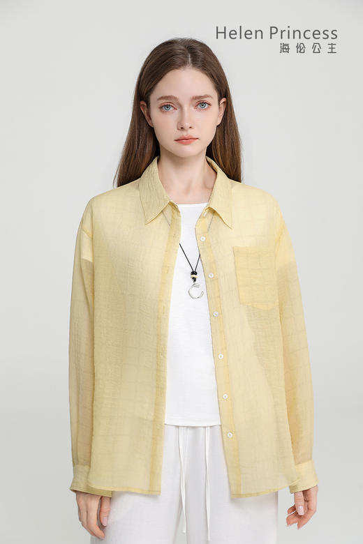 温柔系肌理感衬衫 商品图0