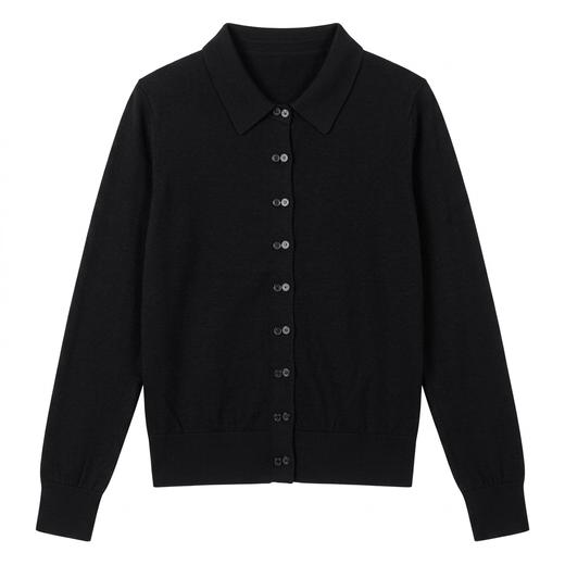 轻奢质感~时尚简约翻领针织衫百搭减龄毛衣外套SYM260606 商品图2