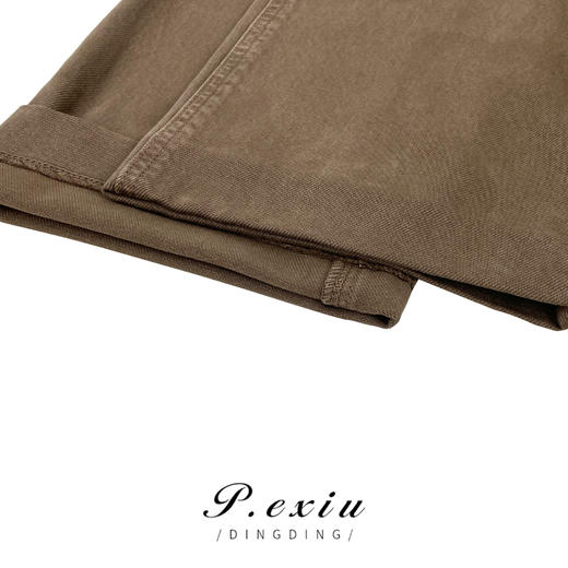 04-2潘依绣丁丁宠粉 PanYiXiu/潘依绣秋冬新款复古水洗时尚休闲百搭直筒牛仔裤 K7211 商品图3