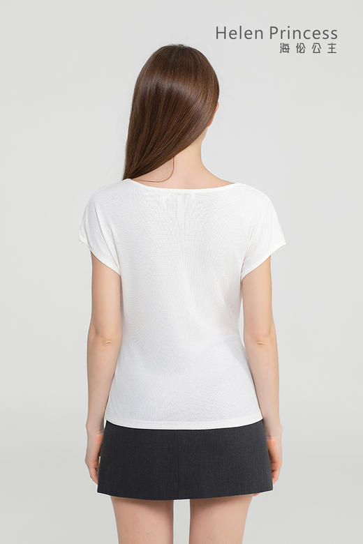 雅致荡领飘带收腰上衣 商品图7