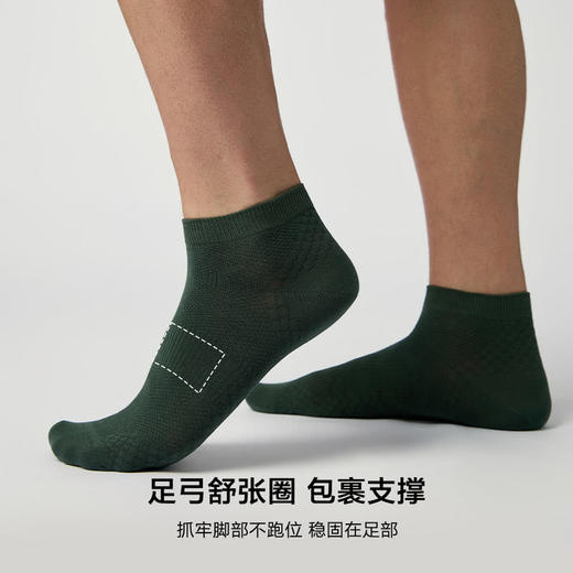 MM 山姆 Member's Mark 吸湿速干棉男短袜 8双装 混色 商品图8