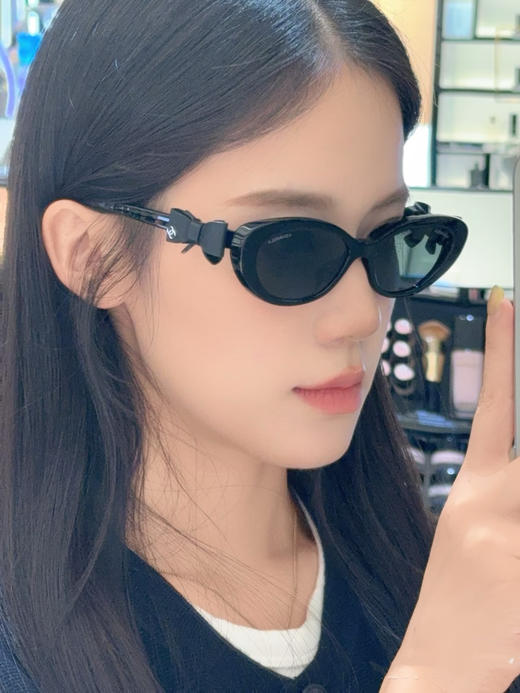 香奈儿  新款猫眼形太阳眼镜 尺寸:54-18-140 商品图0