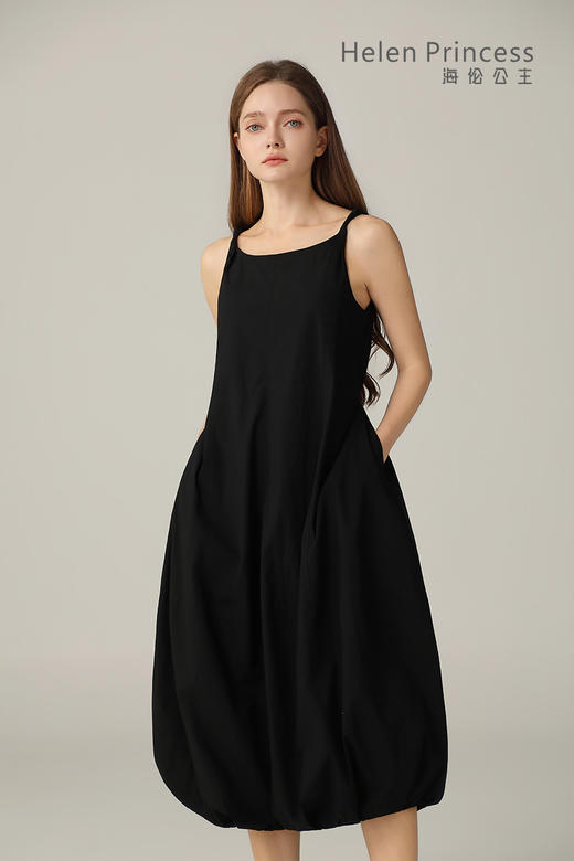 扭结肩带花苞裙 商品图13