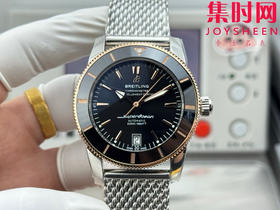 【上天入地，征战深海】GF百年灵家族的“水鬼”－超级海洋文化二代系列 米兰钢带 男士腕表 表径42mm