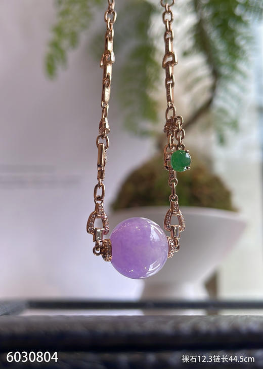 6030804，紫罗兰珠子耳坠。具体价格微信咨询 商品图2