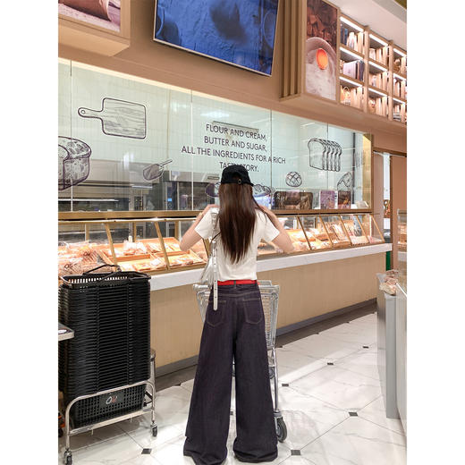 <曾小咸推荐>韩系蝴蝶结百搭短款T恤上衣【预售款，预计3-15天！！】 商品图4