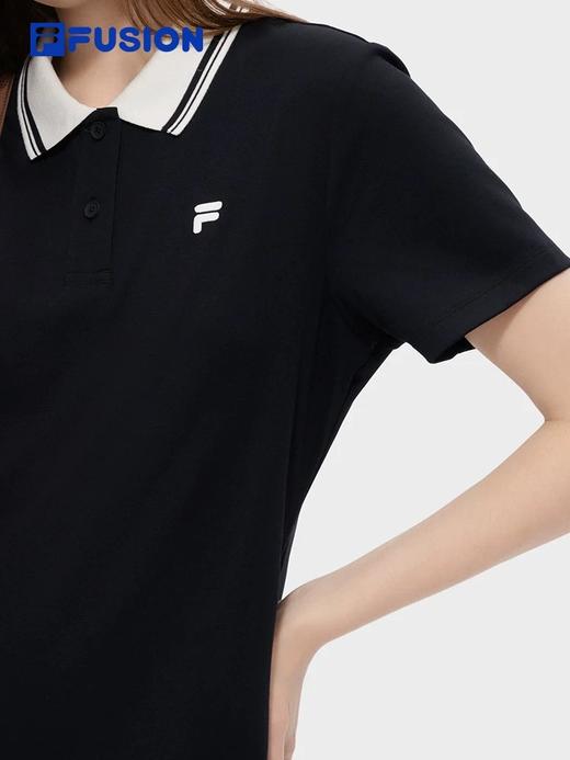 点此购买 斐乐夏季女士经典polo领短袖百褶连衣裙 qk 344303 商品图2