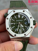 爱彼APS皇家橡树15710系列 APS15710透底 绿色盘 牛油果绿 3120一体机 男士腕表 表径42mm 商品缩略图3