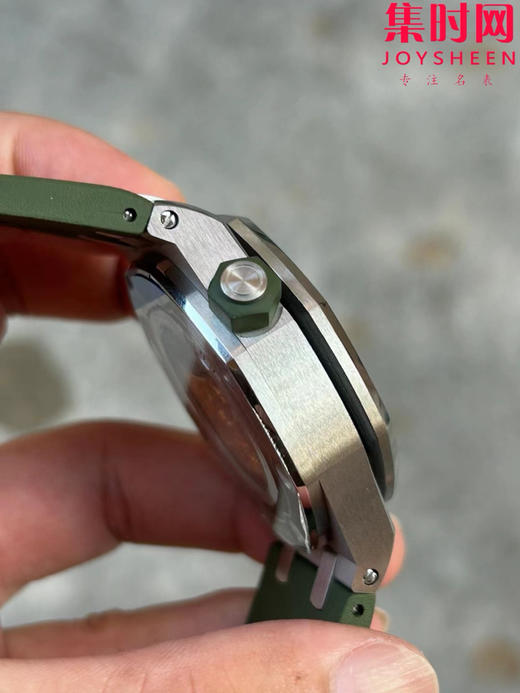 爱彼APS皇家橡树15710系列 APS15710透底 绿色盘 牛油果绿 3120一体机 男士腕表 表径42mm 商品图6