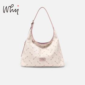 WHY印花腋下包通勤大容量甜美轻奢女包日常百搭爆款YAP11789Z