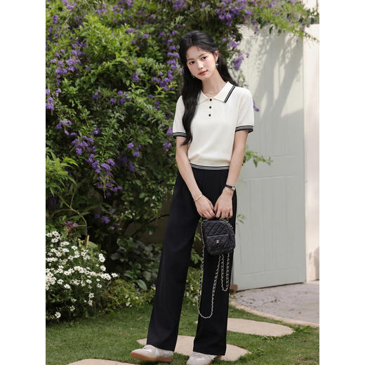 鹿向南【0331/20:00新品前1小时7折限100件】浅杏色莱赛尔针织衫 商品图3