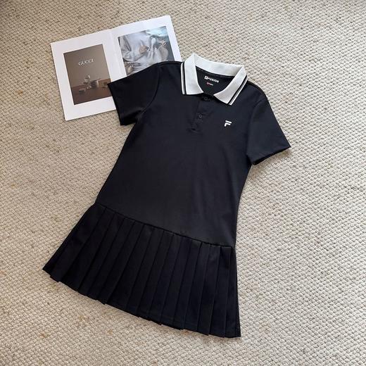 点此购买 斐乐夏季女士经典polo领短袖百褶连衣裙 qk 344303 商品图8