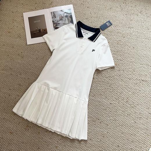 点此购买 斐乐夏季女士经典polo领短袖百褶连衣裙 qk 344303 商品图9