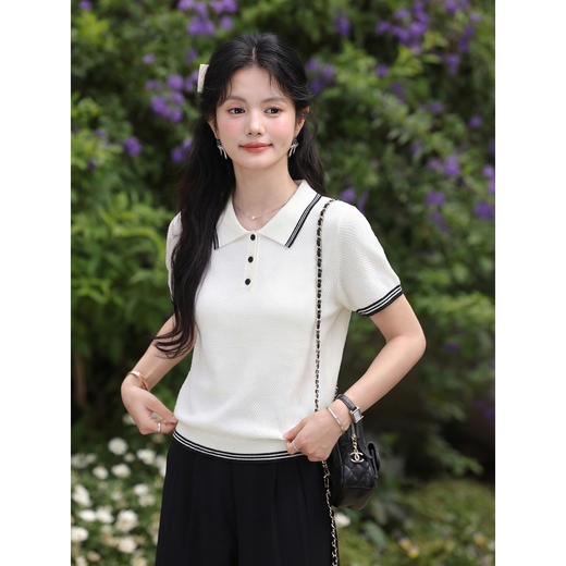 鹿向南【0331/20:00新品前1小时7折限100件】浅杏色莱赛尔针织衫 商品图1