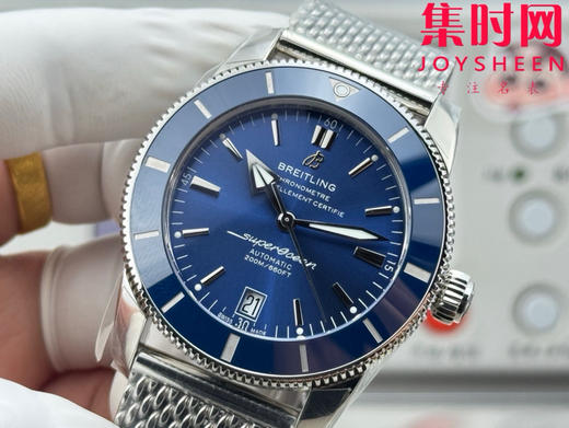 【上天入地，征战深海】GF百年灵家族的“水鬼”－超级海洋文化二代系列 米兰钢带 男士腕表 表径42mm 商品图4