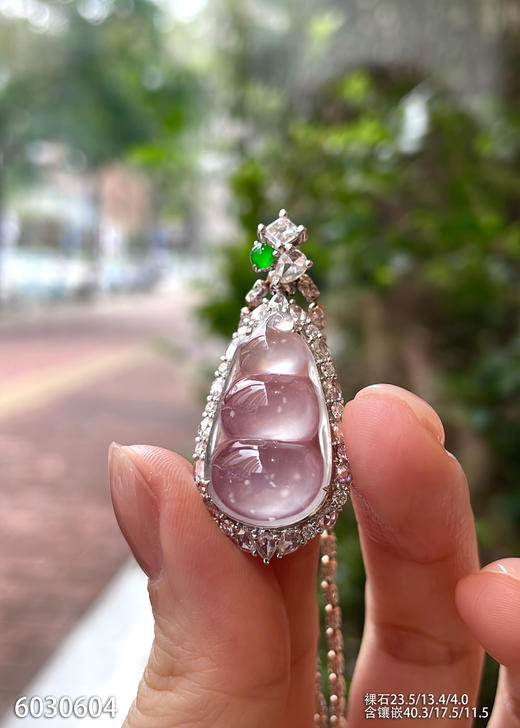 6030604，福豆吊坠。具体价格微信咨询 商品图3