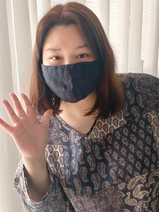 🌿一周发货｜100%亚麻【口罩】 春夏透气防尘 亲肤吸湿 文艺棉麻口罩 可水洗重复用，宽度5.5cm，长度（算挂绳总长）15.5cm 商品图6