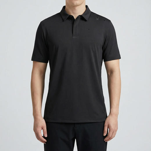 MM 山姆 Spyder短袖POLO衫 炭黑色/科技灰 商品图2
