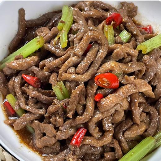 200g 联豪 冷冻黑椒牛肉丝 黑椒牛柳 适用于意面披萨炒面炒菜嫩牛五方等 商品图1