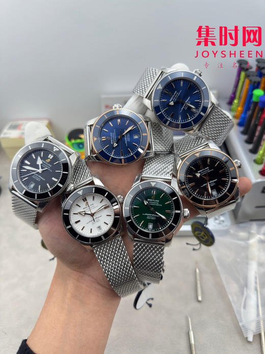 【上天入地，征战深海】GF百年灵家族的“水鬼”－超级海洋文化二代系列 米兰钢带 男士腕表 表径42mm 商品图9